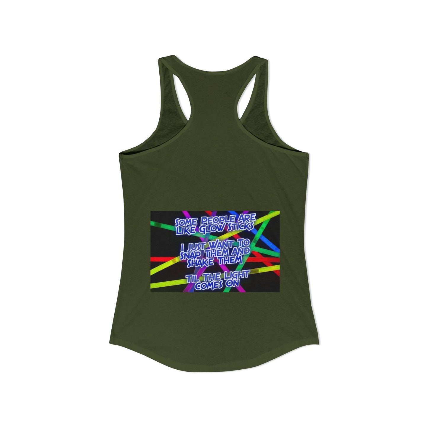 Glow Sticks Women's Racerback Tank