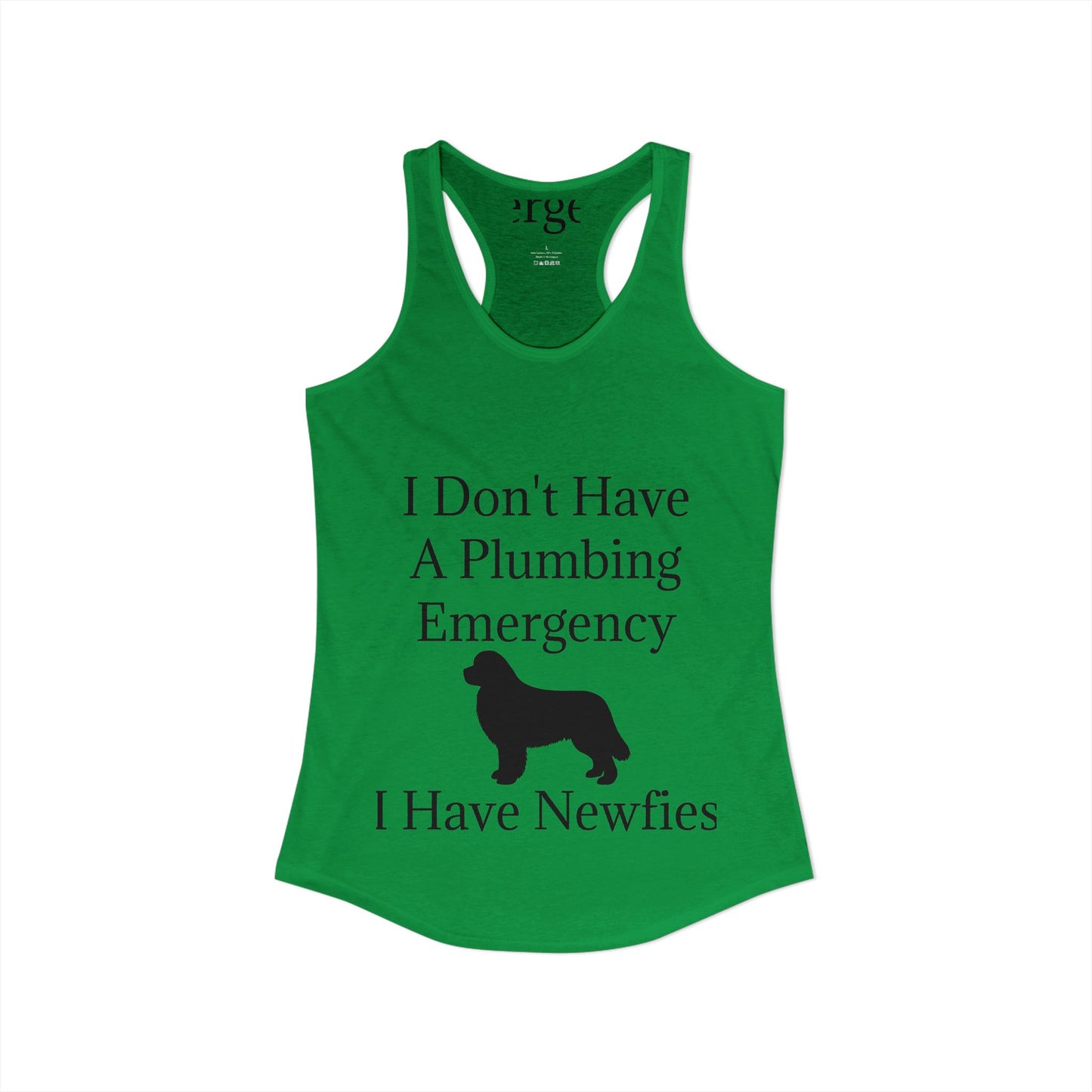 Plumbing Emergency Women's Racerback Tank