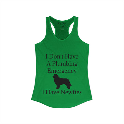 Plumbing Emergency Women's Racerback Tank