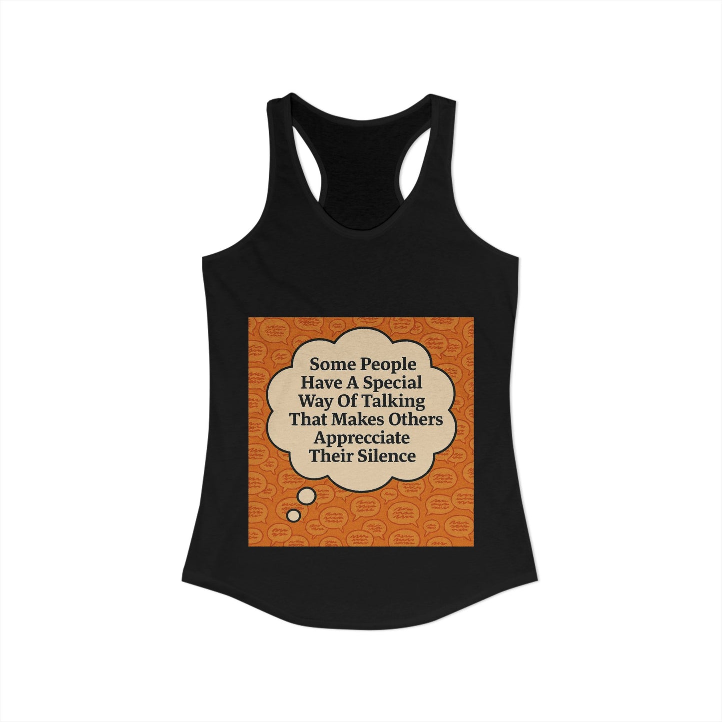 Special Way Of Talking Women's Racerback Tank