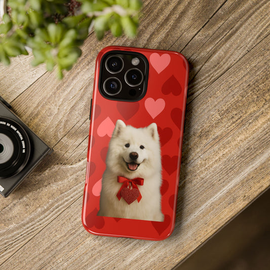 Cupid's Companion Samoyed iPhone Case