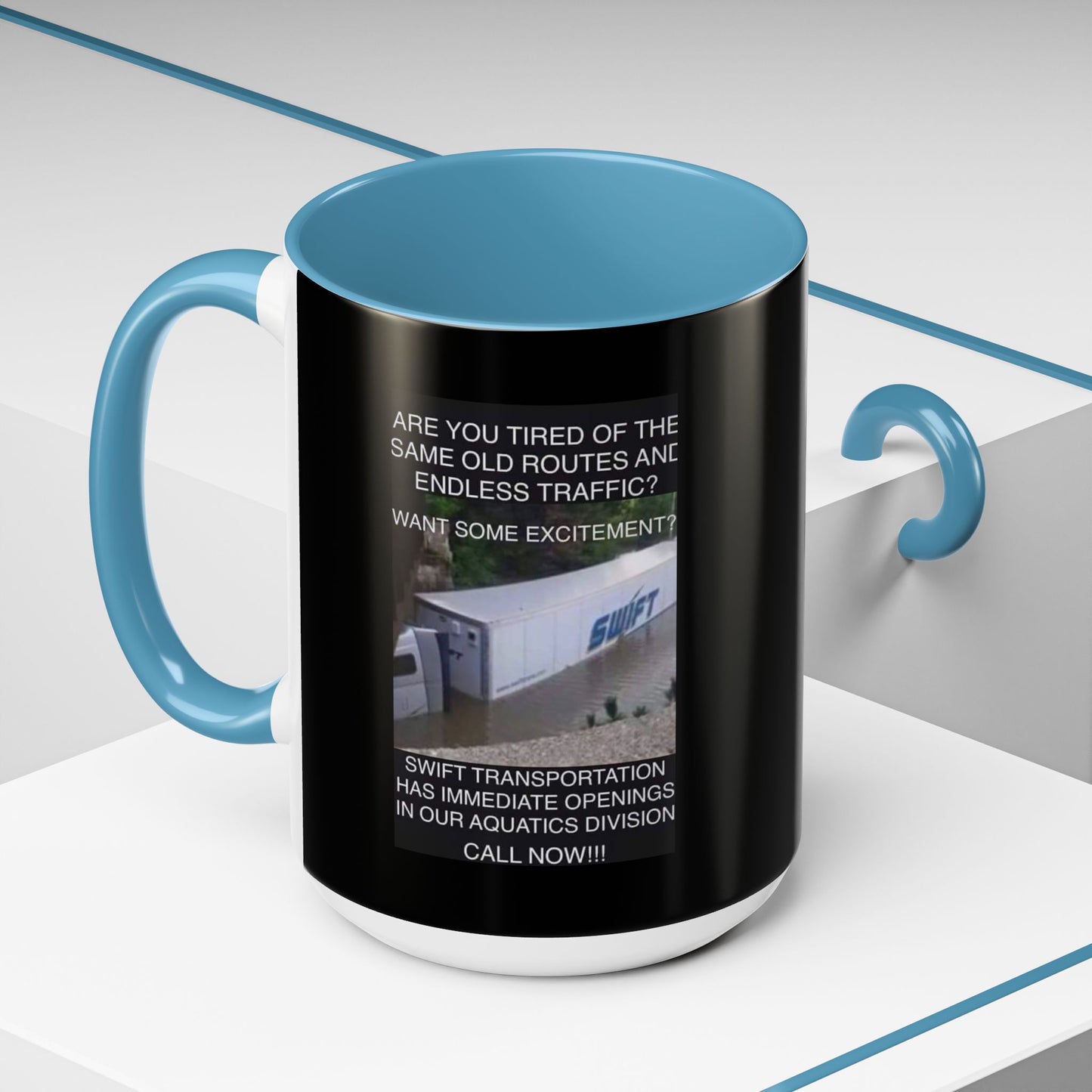 Swift Aquatics 2-Tone Coffee Mug
