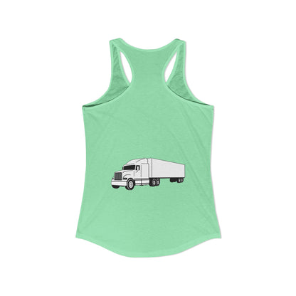 Semi Truck Women's Racerback Tank