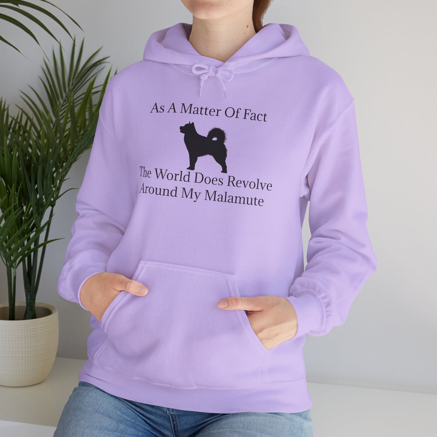 Matter Of Fact Malamute Unisex Hoodie