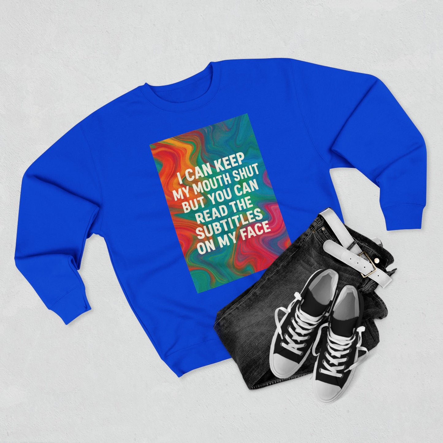 Subtitles Unisex Crewneck Sweatshirt