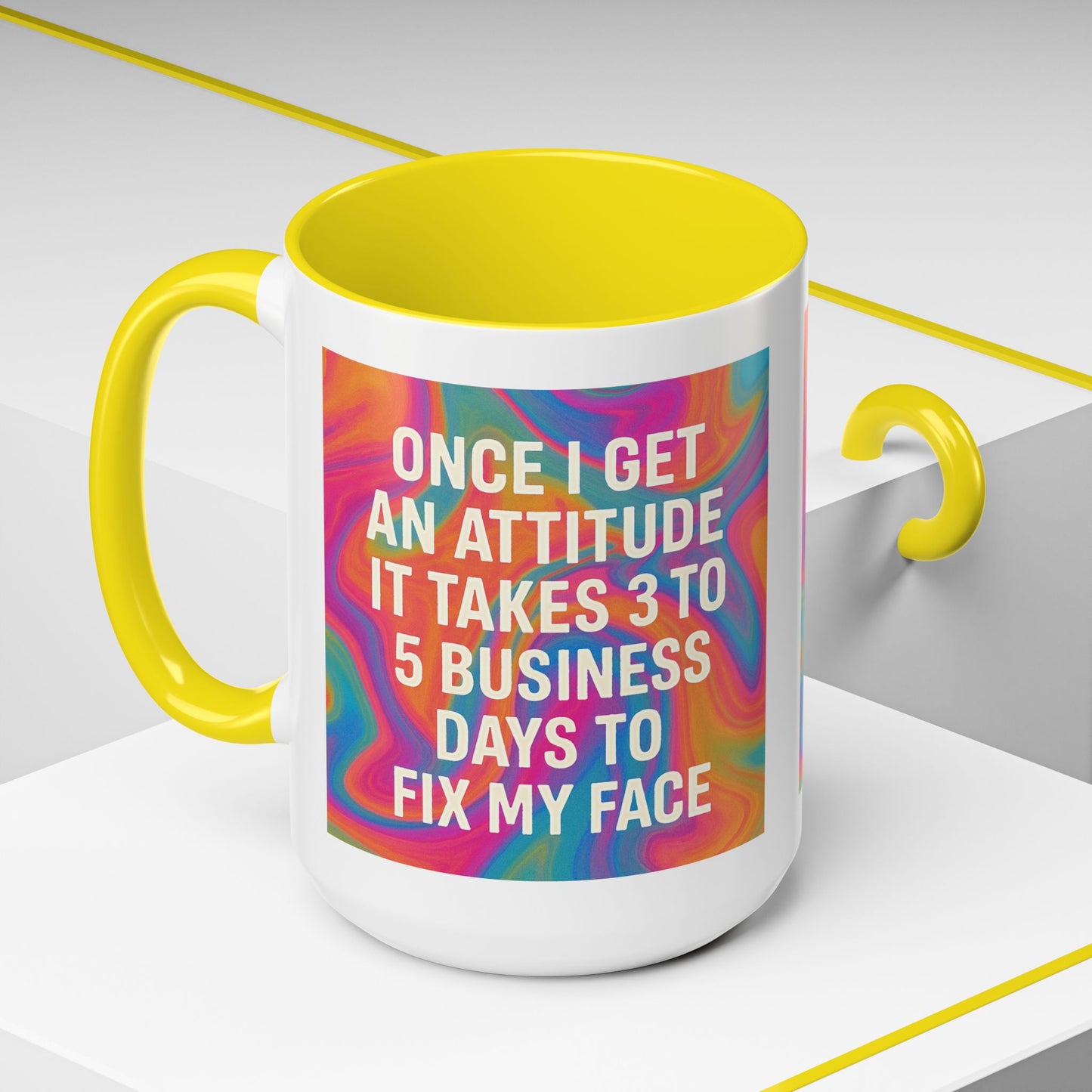 Fix My Face 2-Tone Coffee Mug