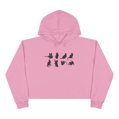 Cats Women's Crop Hoodie
