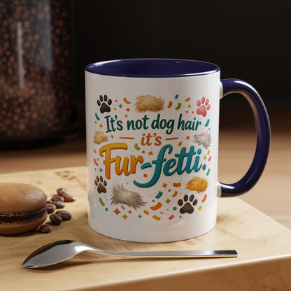 Fur-Fetti Dog 2-Tone Coffee Mug
