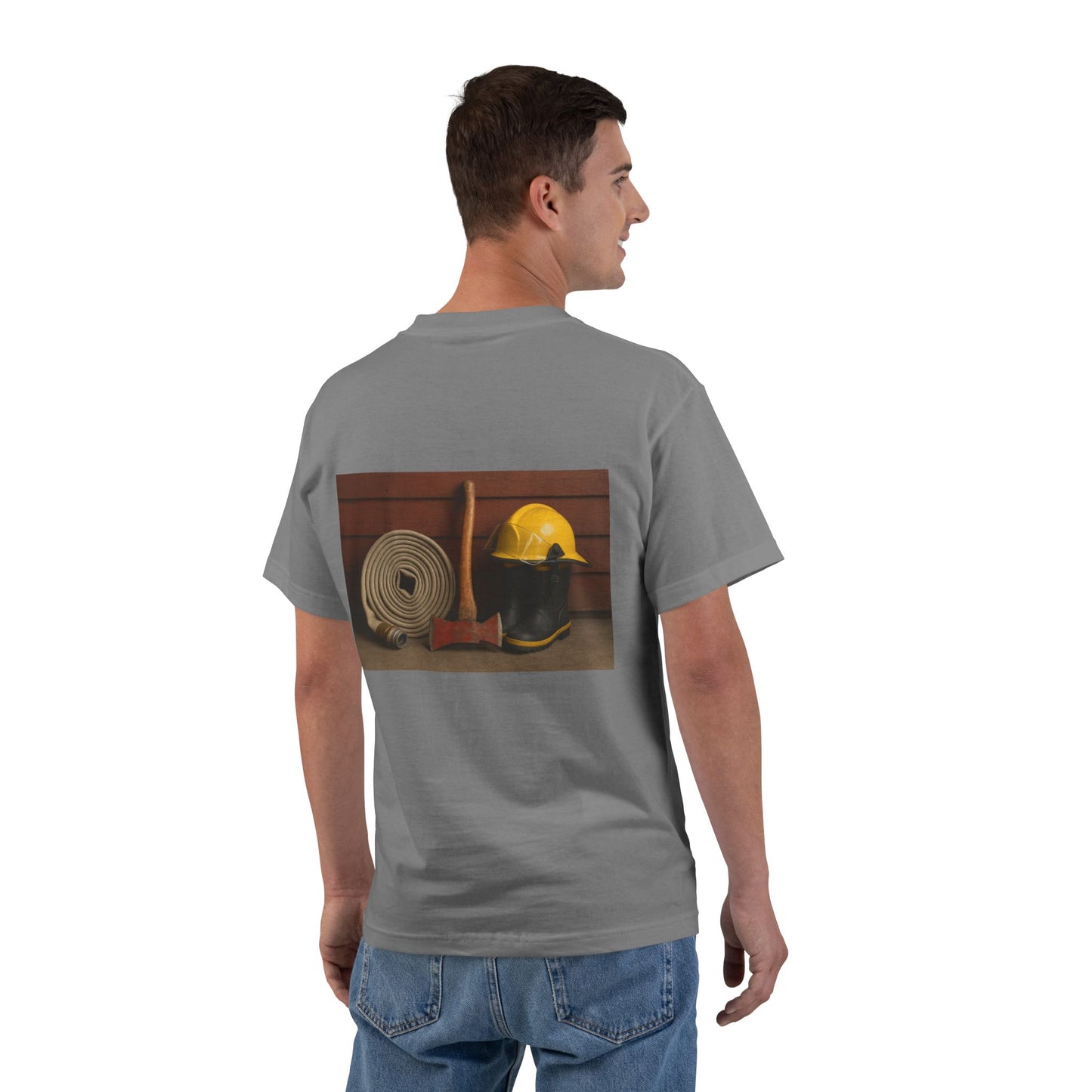 Fire/Rescue Appreciation Men's Short-Sleeve Crewneck Tee