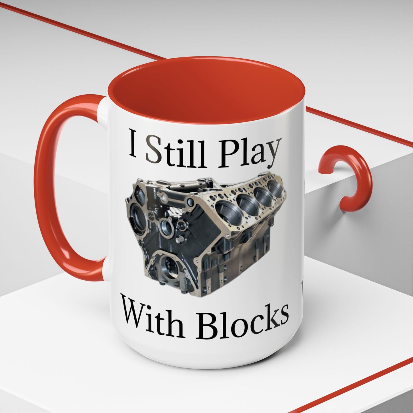Play With Blocks 2-Tone Coffee Mug