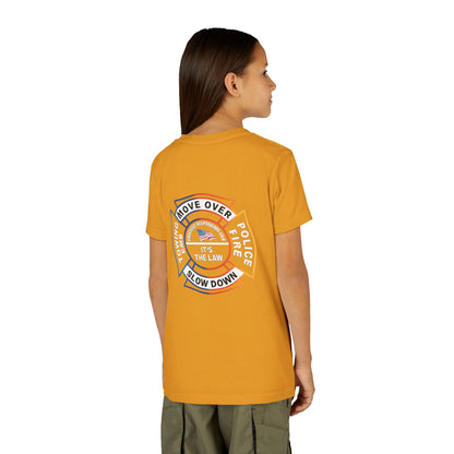 Let First Responders Live Youth Unisex Short Sleeve Crewneck Tee