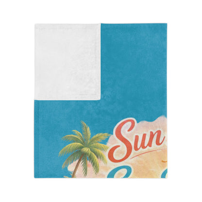 Sun Kissed Velveteen Microfiber Blanket