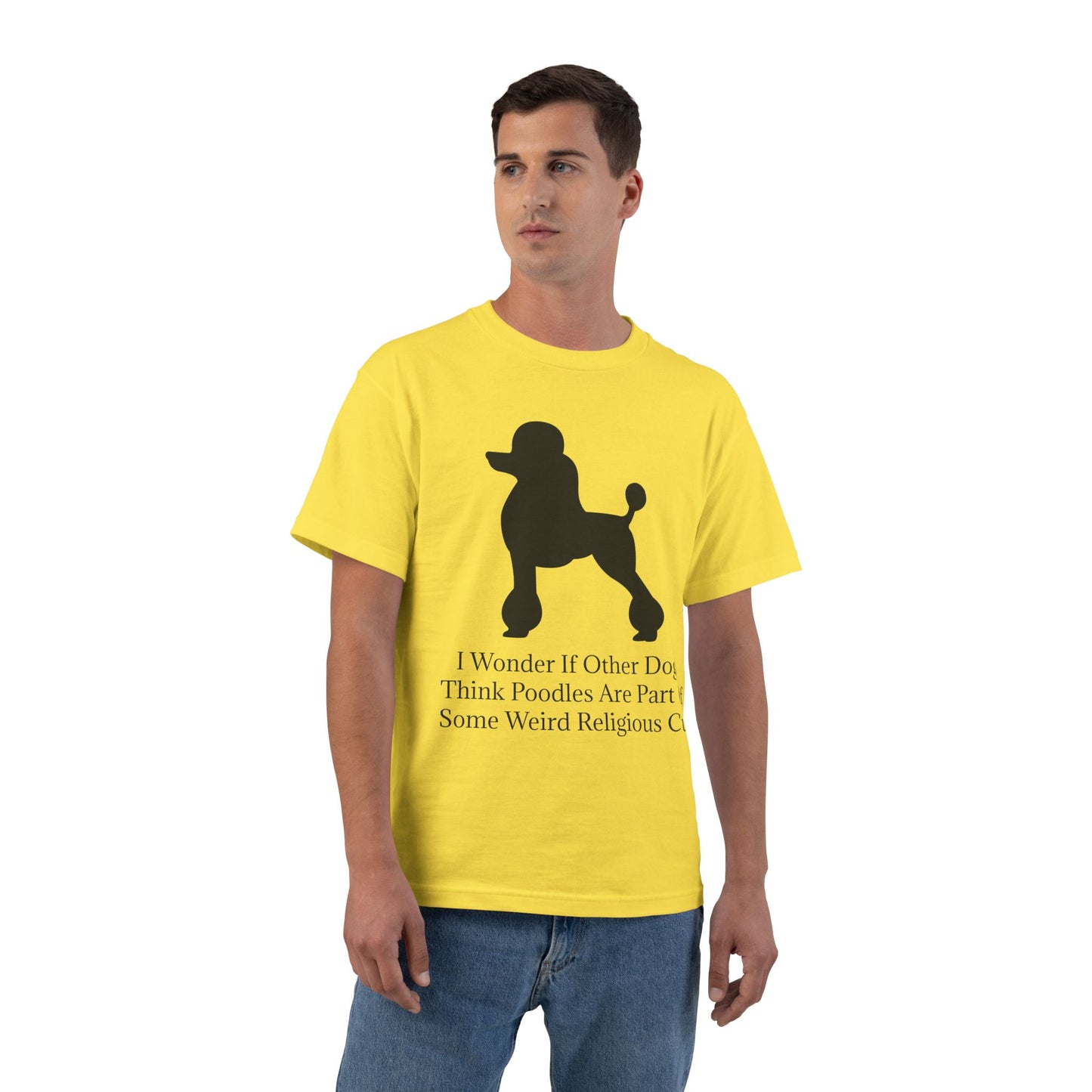 I Wonder Men's Short-Sleeve Crewneck Tee