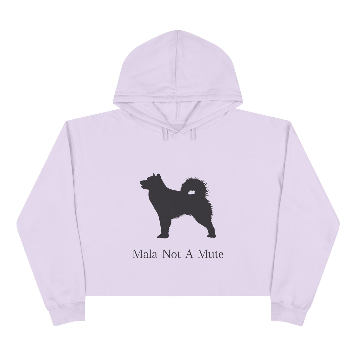 Mala-Not-A-Mute Women's Crop Hoodie