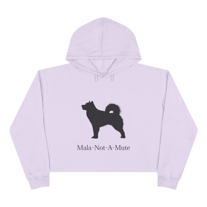 Mala-Not-A-Mute Women's Crop Hoodie