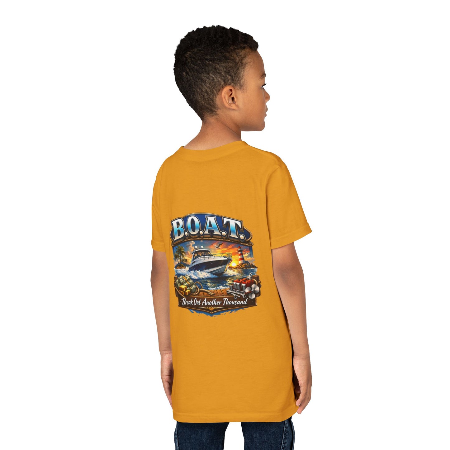 B.O.A.T. Youth Unisex Short Sleeve Crewneck Tee