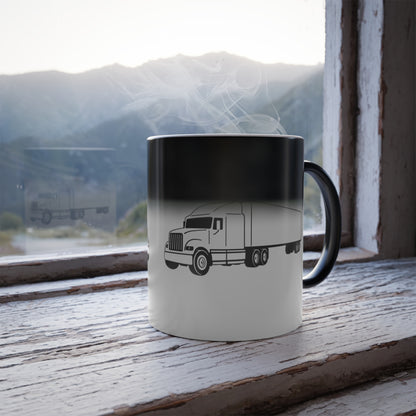 Semi Truck Color Changing Mug