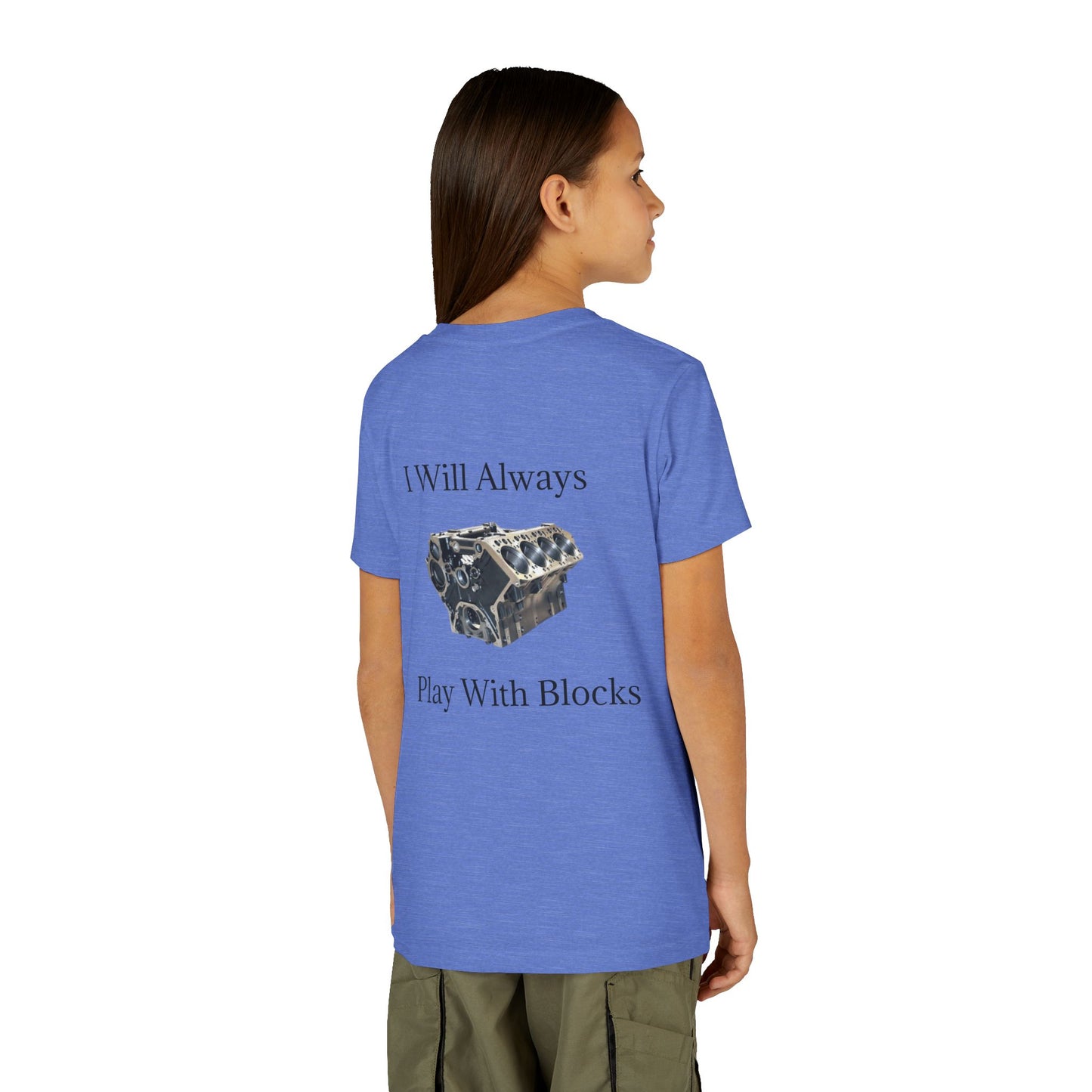 Play With Blocks Youth Unisex Short Sleeve Crewneck Tee