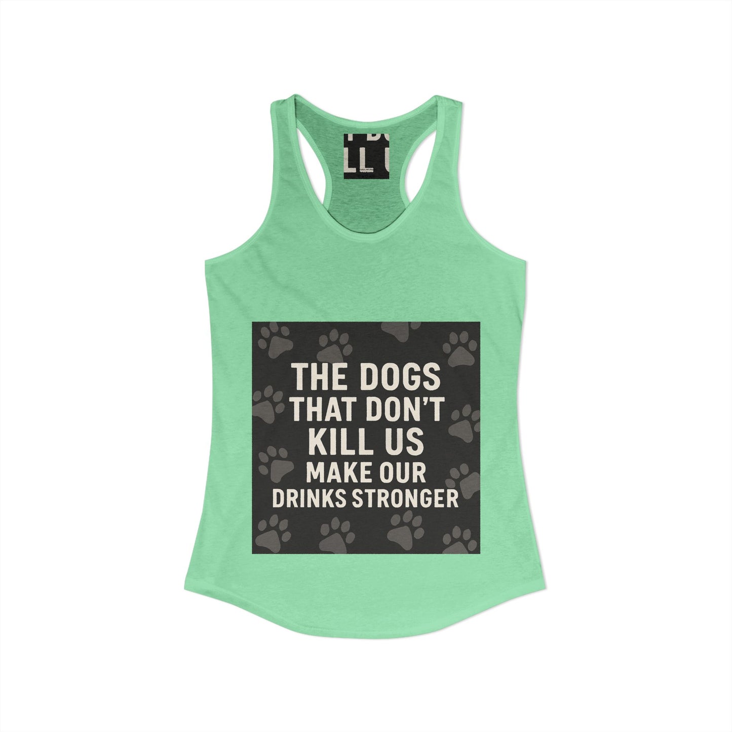 Drinks Stronger Women's Racerback Tank