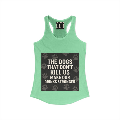 Drinks Stronger Women's Racerback Tank