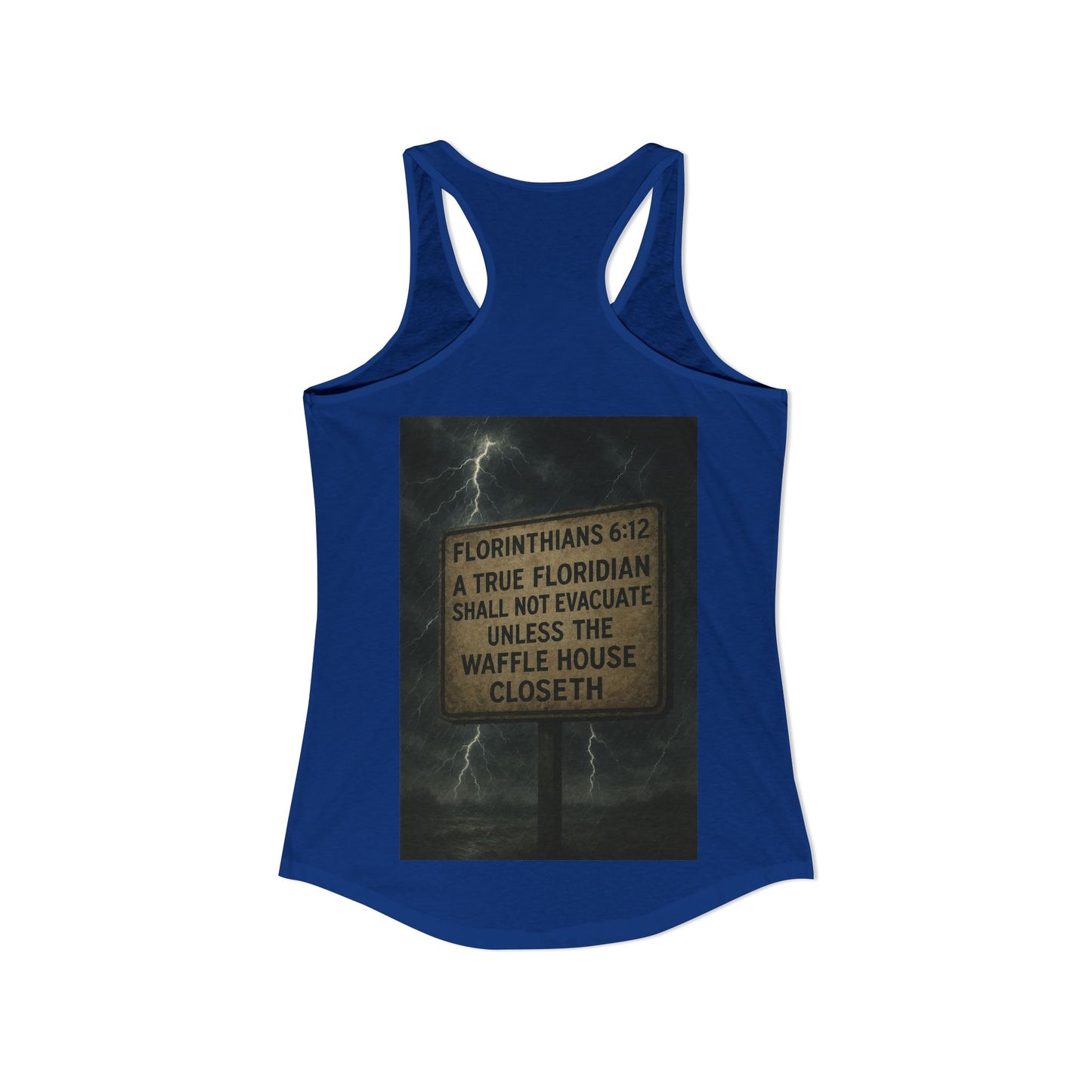 Florinthians 6:12 Women's Racerback Tank