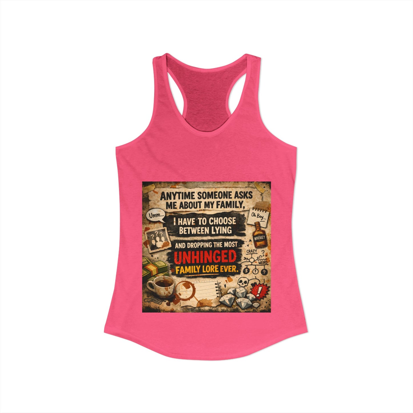 Unhinged Family Women's Racerback Tank