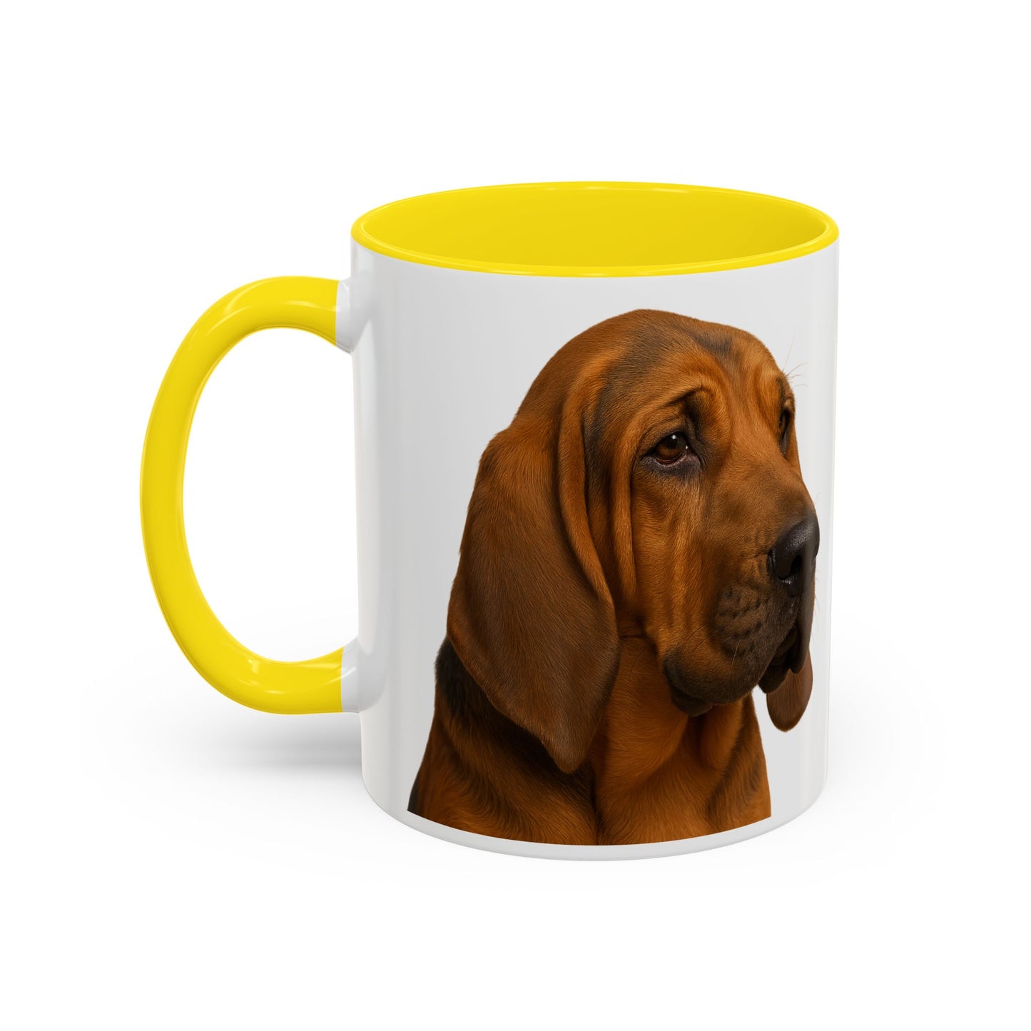 Bloodhound Head 2-Tone Coffee Mug