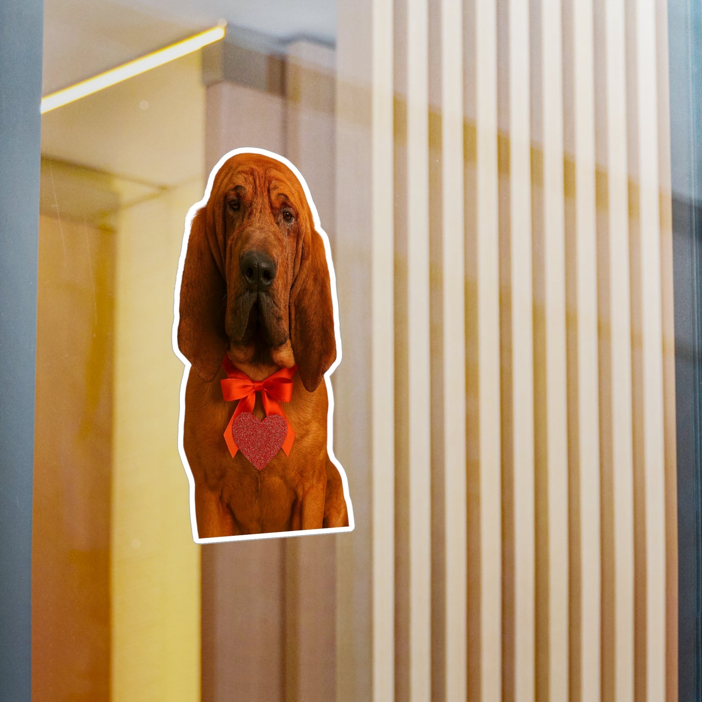 Cupid's Companion Bloodhound Vinyl Decal