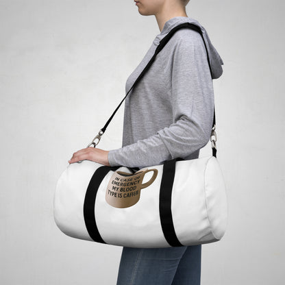 Blood Type Duffel Bag