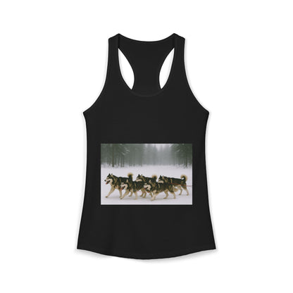 Mush On Women's Racerback Tank
