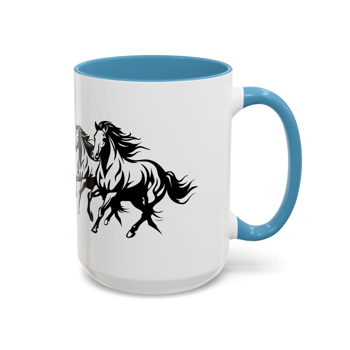 Horsin' Around 2-Tone Coffee Mug