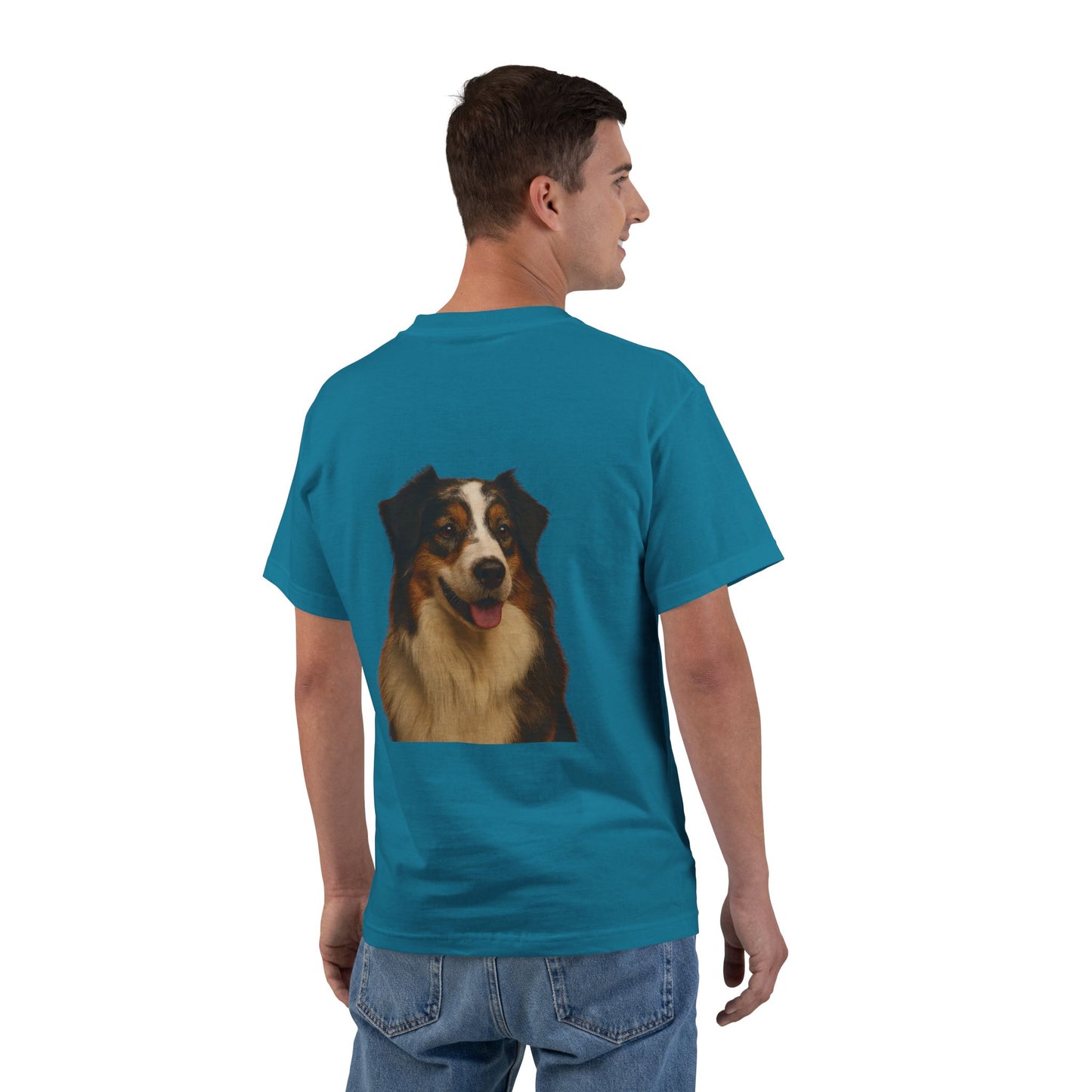 Aussie Head Men's Short-Sleeve Crewneck Tee