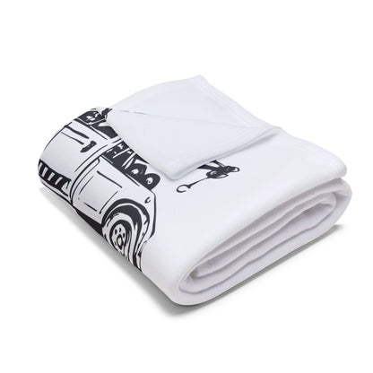 Wheel Lift Tow Truck Arctic Fleece Blanket