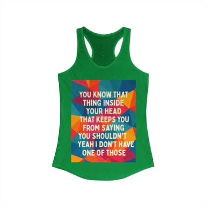 No Filter Women's Racerback Tank