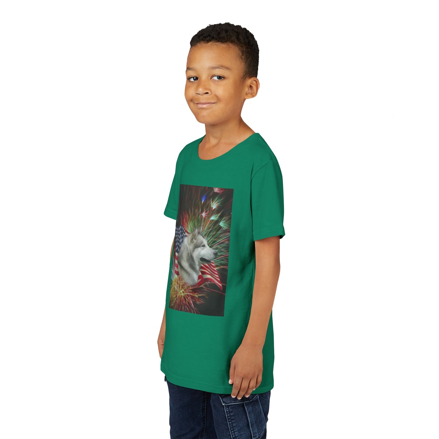American Malamute Youth Unisex Short Sleeve Crewneck Tee
