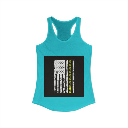 Thin Yellow Line Women's Racerback Tank