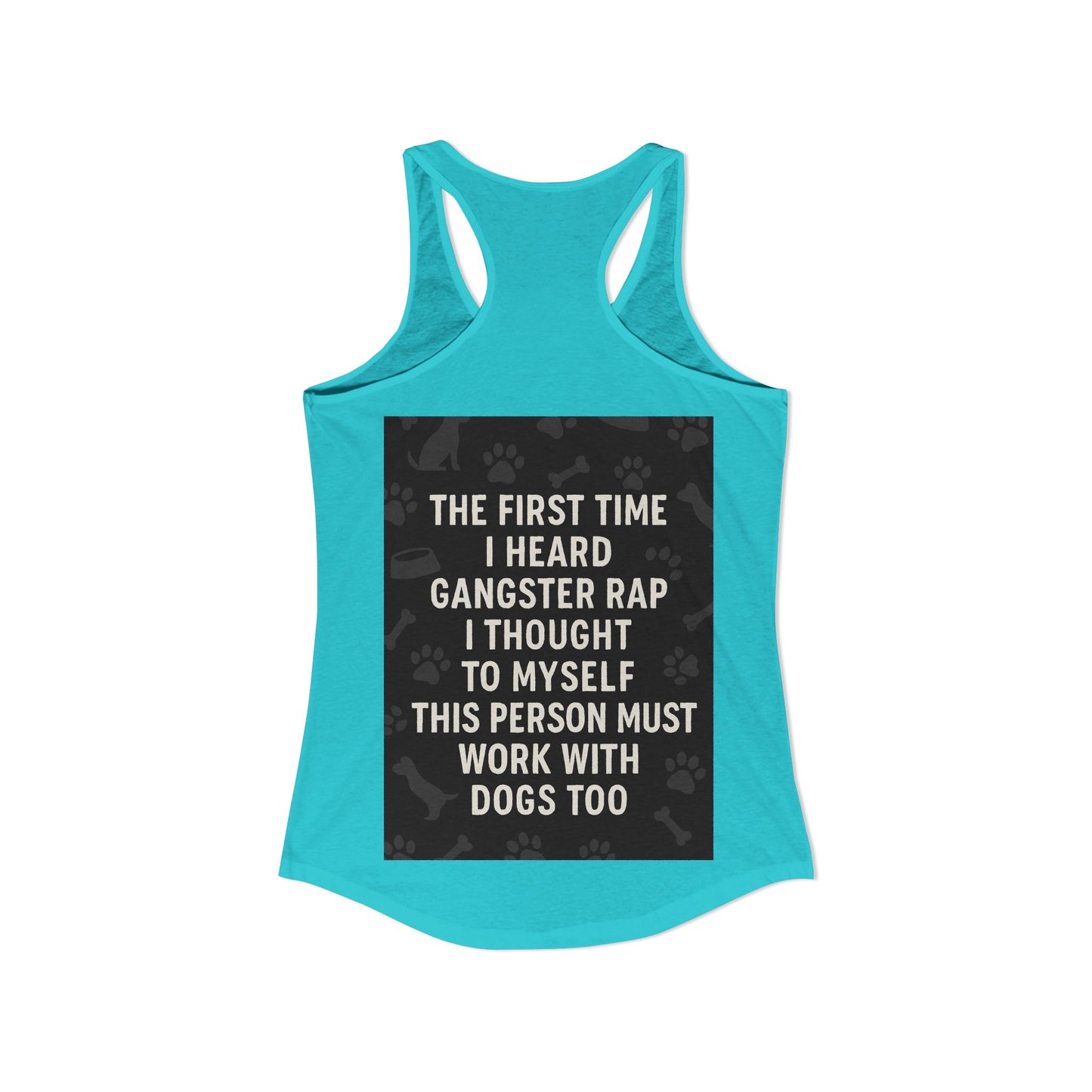 Gangster Rap Women's Racerback Tank