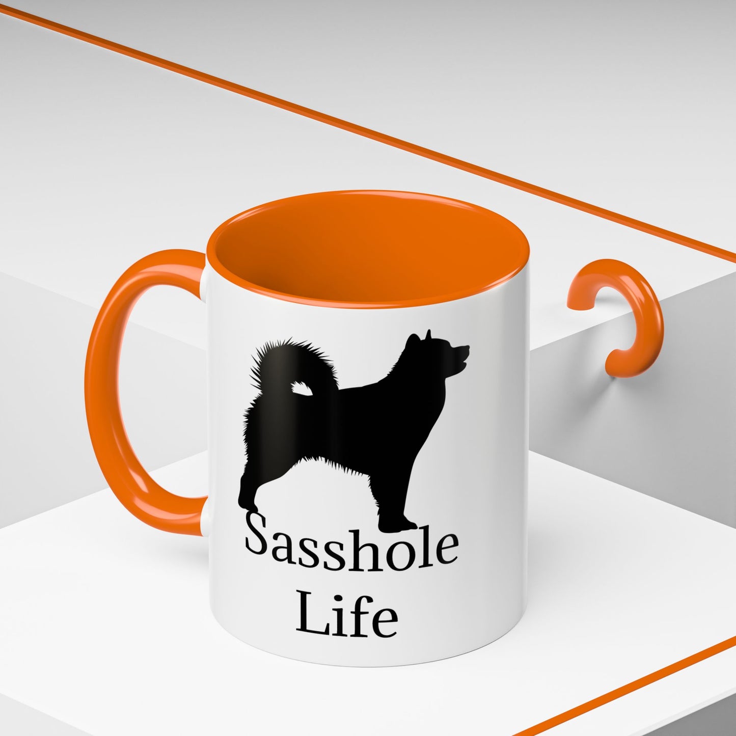 Sasshole Life 2-Tone Coffee Mug