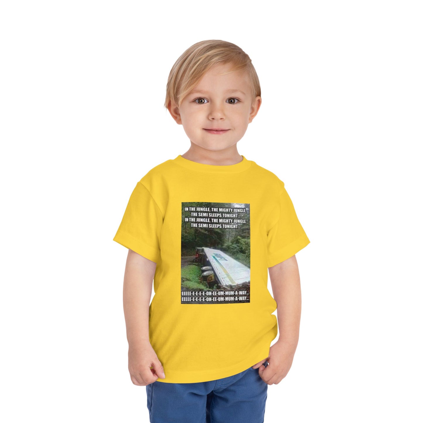 Semi Sleeps Toddler Unisex Short Sleeve Crewneck Tee