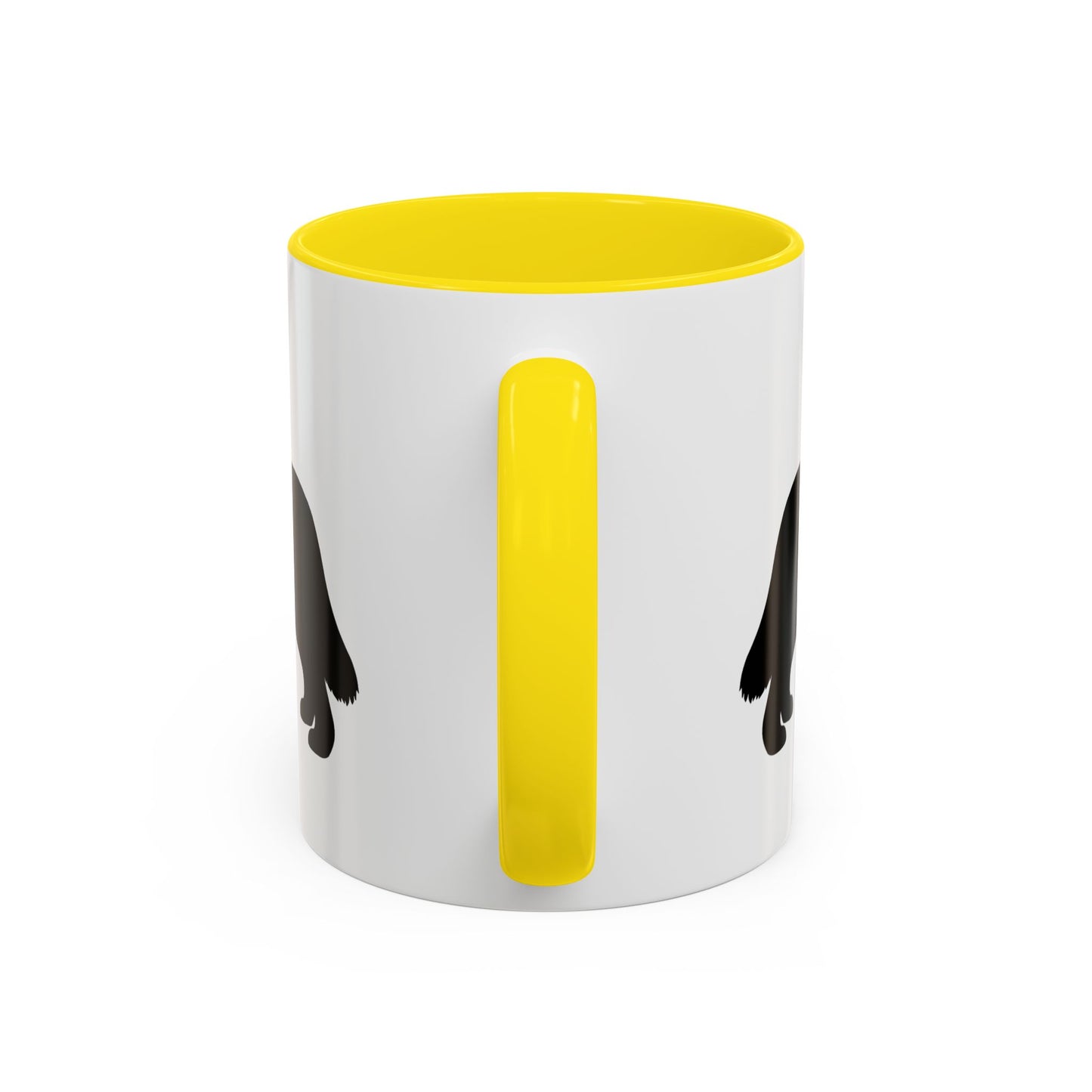 Newfie Silhouette 2-Tone Coffee Mug
