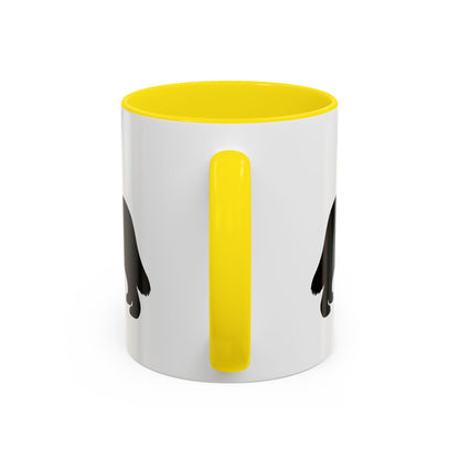 Newfie Silhouette 2-Tone Coffee Mug