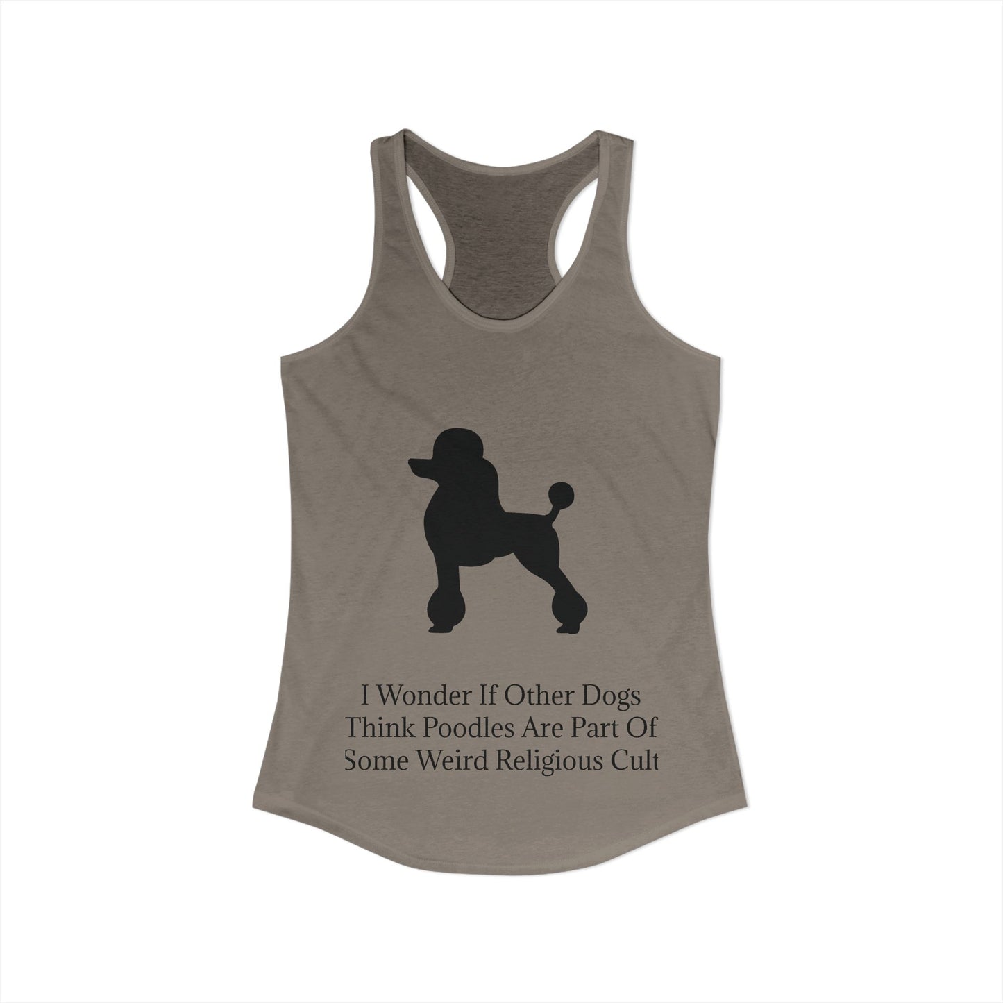 I Wonder Women's Racerback Tank