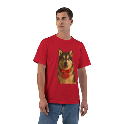 Cupid's Companion Malamute Men's Short-Sleeve Crewneck Tee