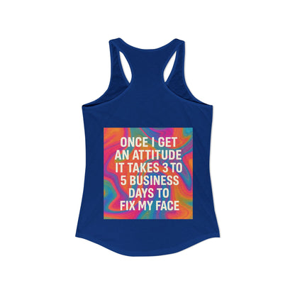 Fix My Face Women's Racerback Tank