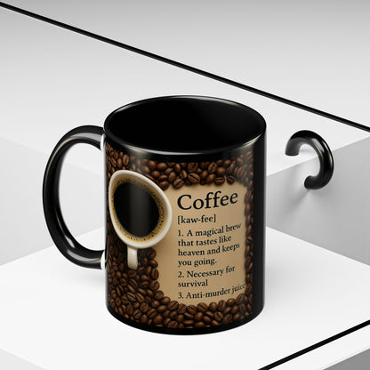 Coffee Definition 2-Tone Coffee Mug