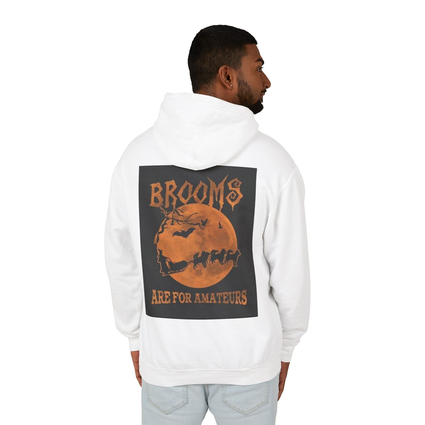 Brooms Are For Amateurs Unisex Lightweight Hoodie