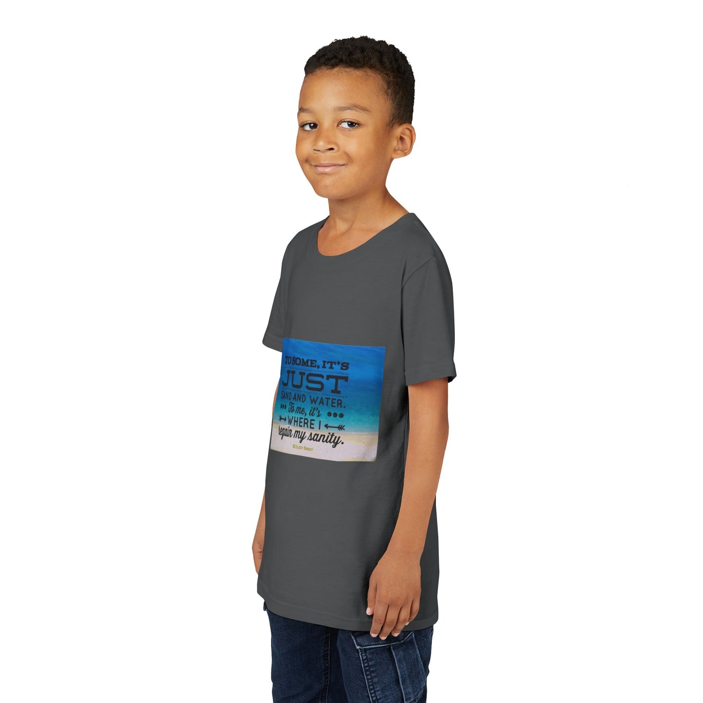 Dr. Beach Youth Unisex Short Sleeve Crewneck Tee