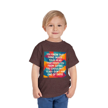 No Filter Toddler Unisex Short Sleeve Crewneck Tee