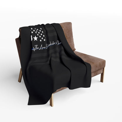 Thin Blue Line Arctic Fleece Blanket