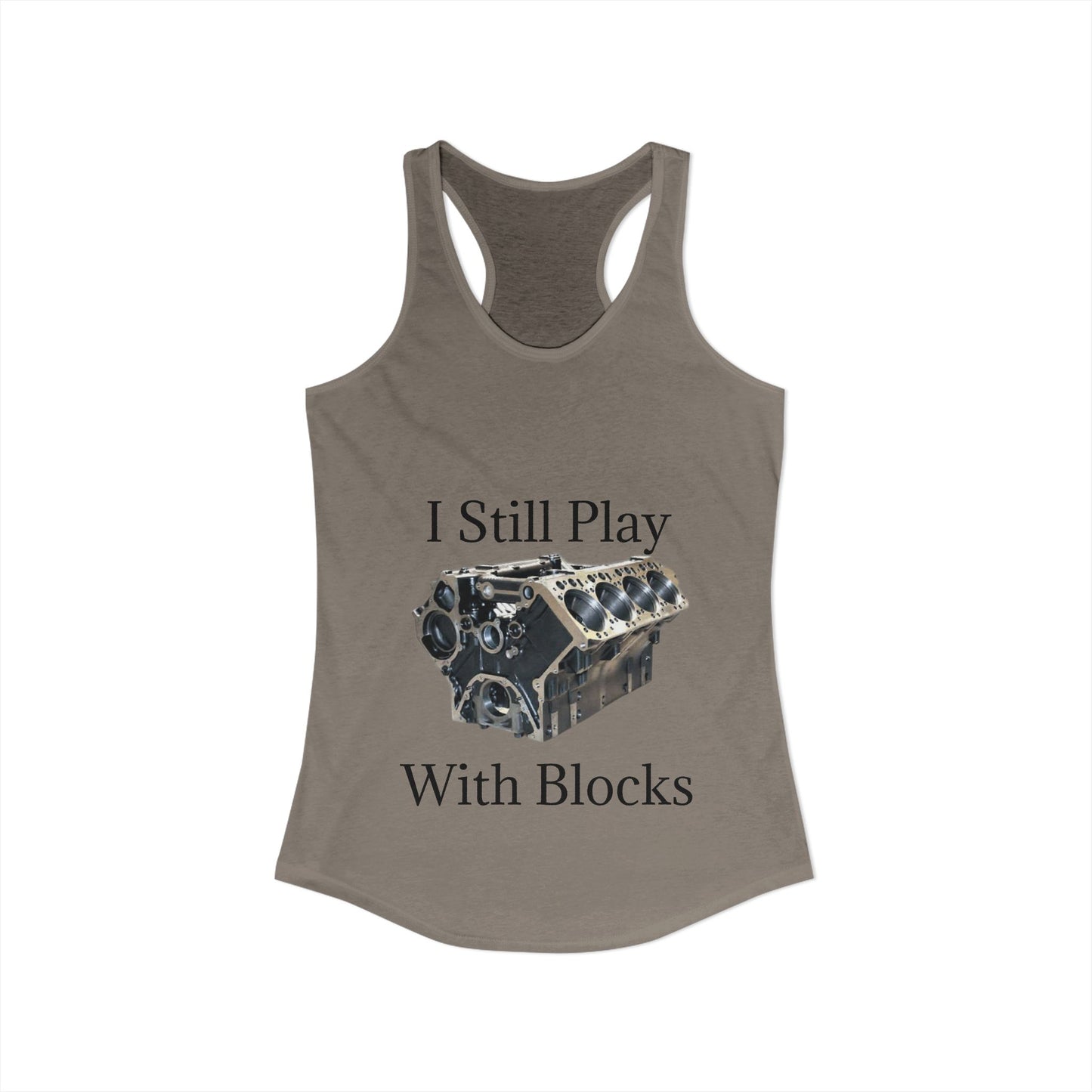Play With Blocks Women's Racerback Tank
